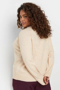 YOURS - Pull Crème Toucher Doux En Maille 11 YOURS - Pull Crème Toucher Doux En Maille -Evans Boutique b9bae7bf 7b63 48 280458 C