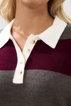 YOURS Curve Pull Col Rugby à Rayures Rouges 10 YOURS Curve Pull Col Rugby à Rayures Rouges -Evans Boutique b9e0f3f4 4406 44 280756 D