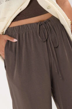 YOURS - Pantalon Large En Sergé Marron 10 YOURS - Pantalon Large En Sergé Marron -Evans Boutique bae8c6eb d215 4b 310296 D