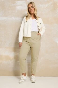 YOURS - Pantalon Chino Beige Coupe Droite 10 YOURS - Pantalon Chino Beige Coupe Droite -Evans Boutique bbf2d391 4ccd 41 143445 B