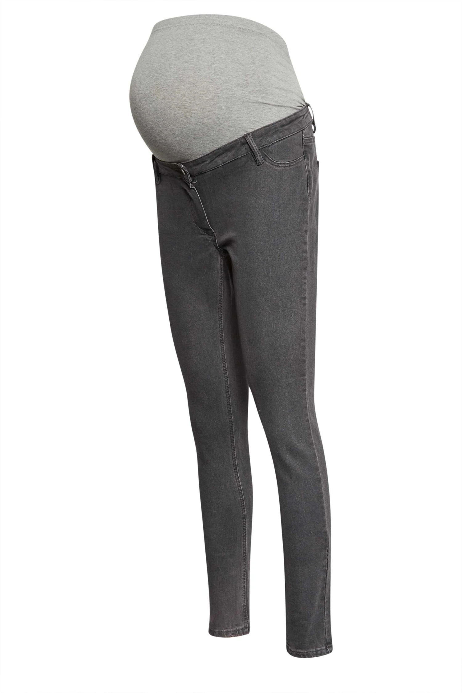 LTS Tall Maternity Grey Skinny AVA Jeans 7 LTS Tall Maternity Grey Skinny AVA Jeans – Image 5