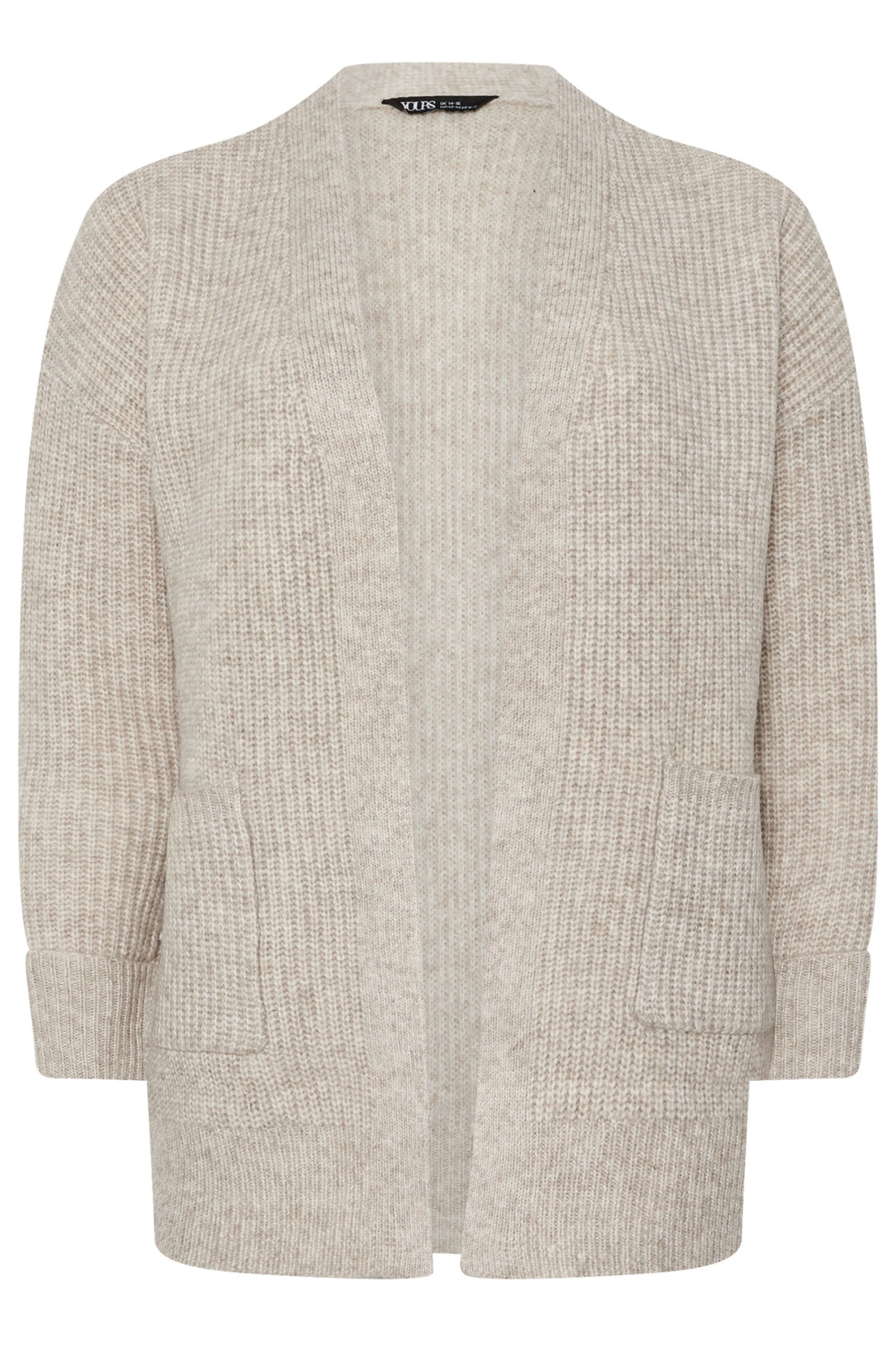 YOURS Curve Cardigan En Tricot Doux Au Toucher Marron Naturel 7 YOURS Curve Cardigan En Tricot Doux Au Toucher Marron Naturel – Image 5