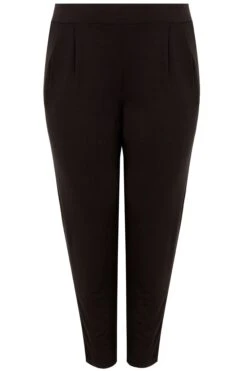 Pantalon Fluide En Jersey Noir -Evans Boutique be015a4a 472d 4c 103369f