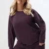 YOURS - Sweat-shirt Violet -Evans Boutique c1a73ada ca78 49 126760 A