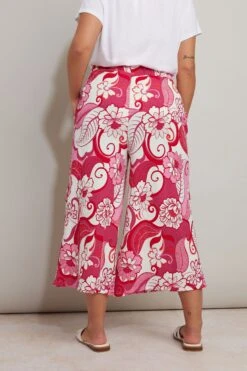YOURS - Pantalon Jupe-Culotte Texturé Rose & Crème 9 YOURS - Pantalon Jupe-Culotte Texturé Rose & Crème -Evans Boutique c27b8fe7 bdf8 41 145280 C