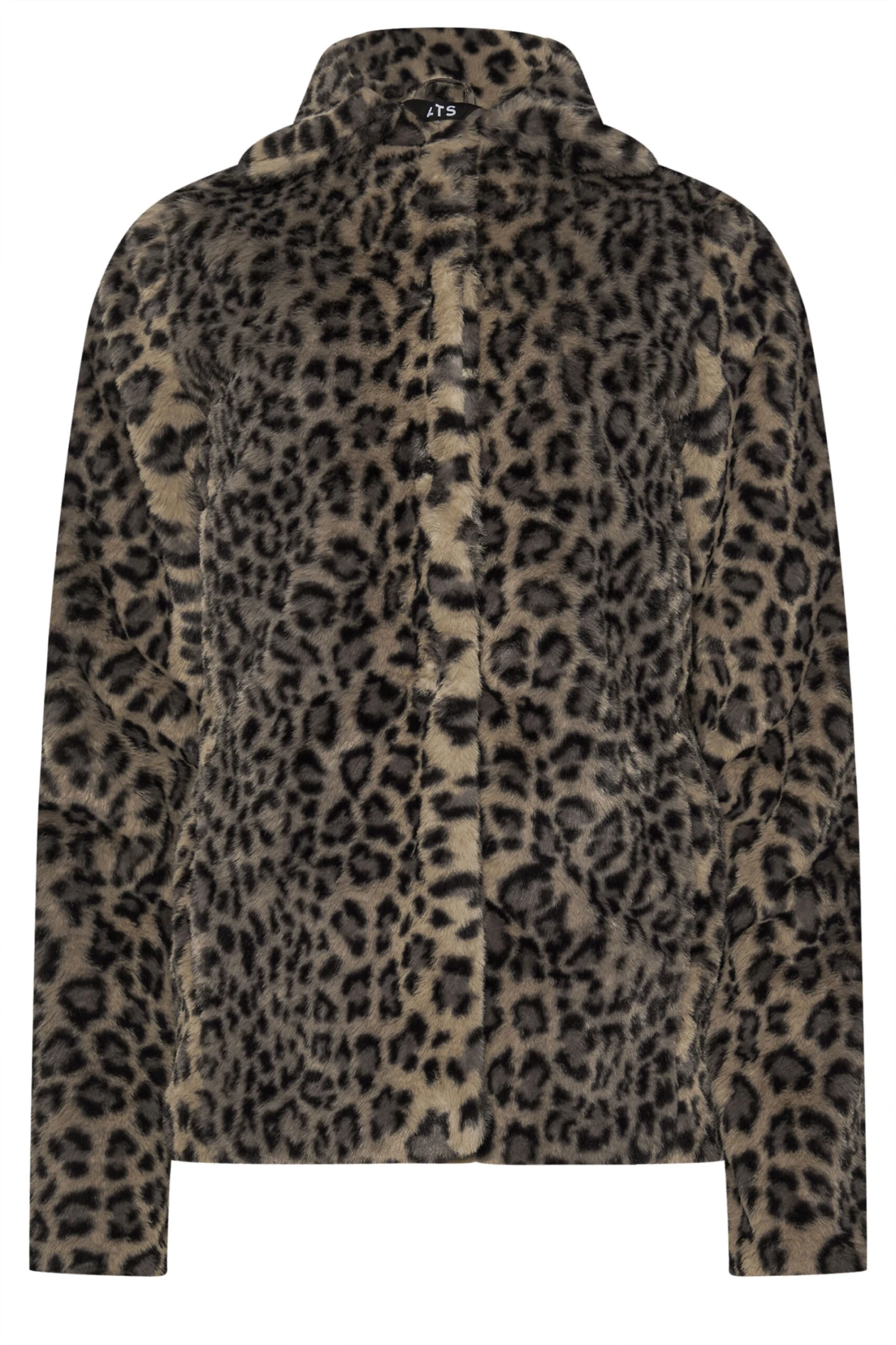LTS Tall Brown Leopard Print Faux Fur Coat 8 LTS Tall Brown Leopard Print Faux Fur Coat – Image 6