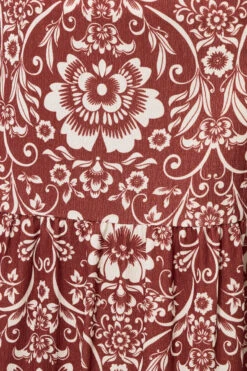 LTS Tall Red Floral Print Tiered Maxi Skirt 10 LTS Tall Red Floral Print Tiered Maxi Skirt -Evans Boutique c508ca49 c7ad 4c 356594 D