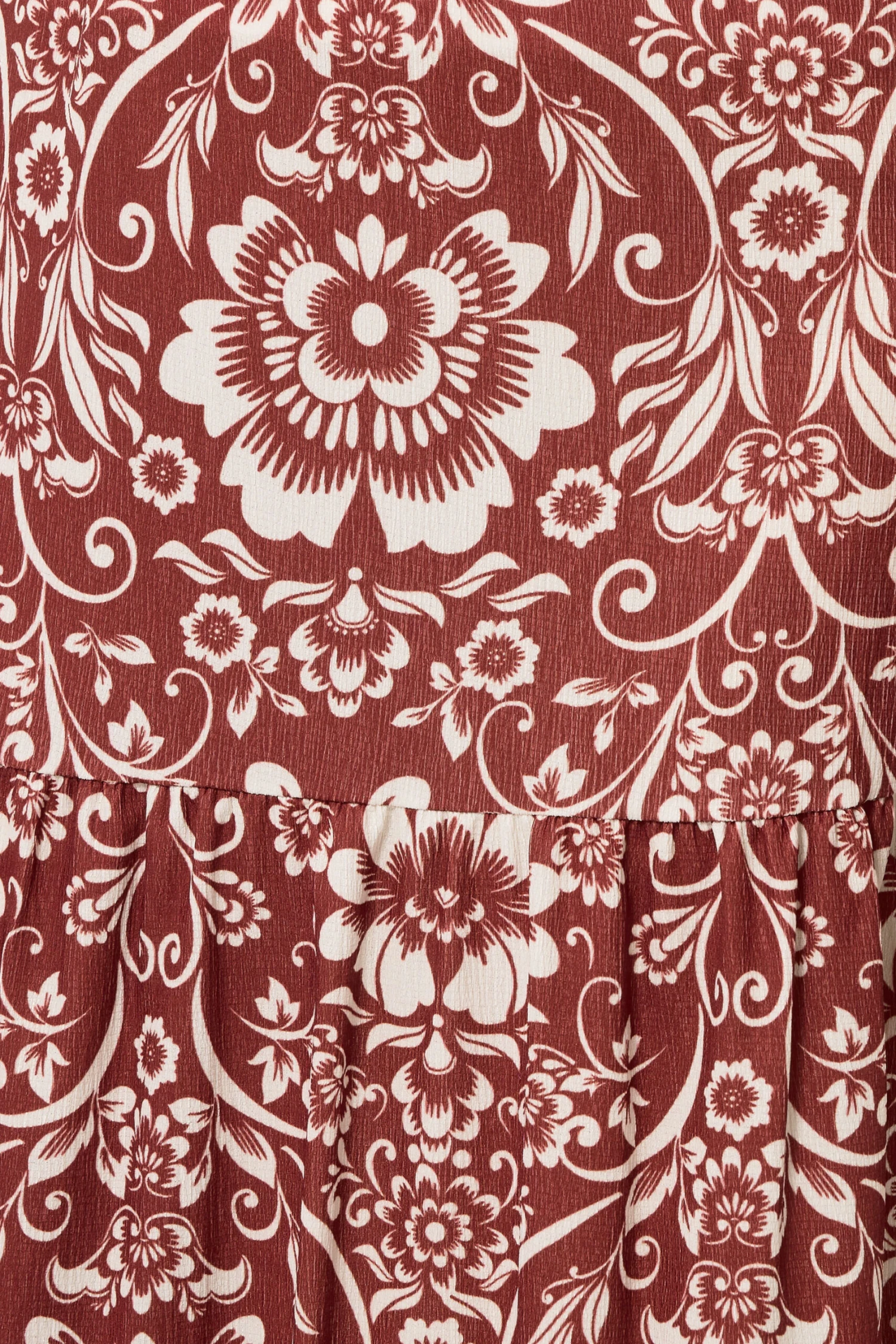 LTS Tall Red Floral Print Tiered Maxi Skirt 6 LTS Tall Red Floral Print Tiered Maxi Skirt – Image 4