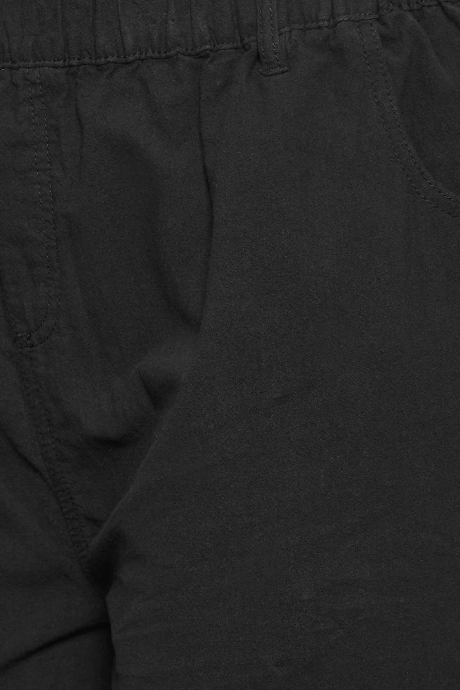 YOURS - Pantalon Noir En Coton Wide Leg 6 YOURS - Pantalon Noir En Coton Wide Leg – Image 4