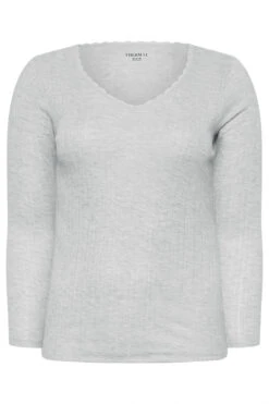 YOURS - Top Thermique Gris En Jersey Manches Longues 13 YOURS - Top Thermique Gris En Jersey Manches Longues -Evans Boutique c5ddd9c0 8d8c 45 147227 X