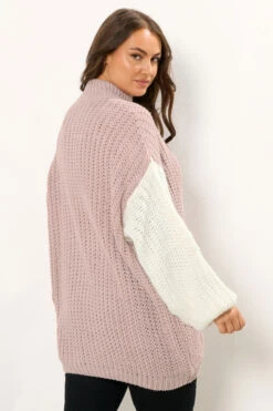 YOURS Curve Pull En Maille Colorblock Marron Naturel 9 YOURS Curve Pull En Maille Colorblock Marron Naturel -Evans Boutique c62587c7 df66 45 302330 C