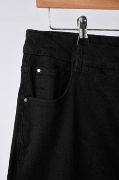 EVANS Curve Fit Black Straight Leg Jeans 13 EVANS Curve Fit Black Straight Leg Jeans -Evans Boutique c664f991 8131 46 615033 P1