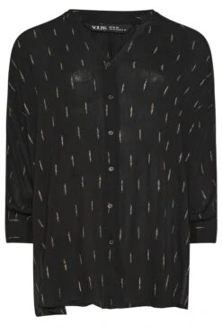 YOURS - Chemisier De Plage Noir Métallique -Evans Boutique c6939e84 c3b2 4e 150571 X