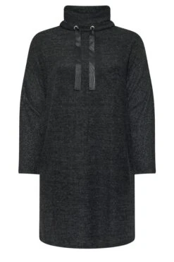 YOURS - Robe-Pull Noire Toucher Doux En Jersey Manches Longues 11 YOURS - Robe-Pull Noire Toucher Doux En Jersey Manches Longues -Evans Boutique c70ff965 64b3 46 303589 X