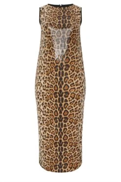 LIMITED COLLECTION Robe Longue à Sequins Et Imprimé Léopard Marron Curve 13 LIMITED COLLECTION Robe Longue à Sequins Et Imprimé Léopard Marron Curve -Evans Boutique c72ac5ff fc9f 47 216779 X