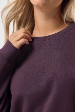 YOURS - Sweat-shirt Violet -Evans Boutique c75e9031 9711 40 126760 D