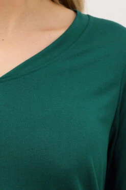 LTS PREMIUM Tall Forest Green Long Sleeve V-Neck Top 10 LTS PREMIUM Tall Forest Green Long Sleeve V-Neck Top -Evans Boutique c7c6300b 38db 44 354928 D