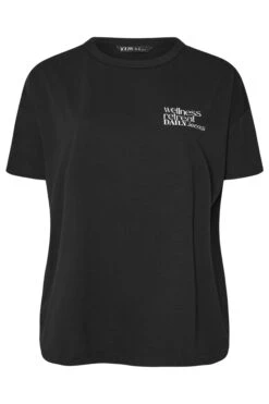 YOURS ACTIVE - Top Noir Oversize 'Wellness Retreat' 13 YOURS ACTIVE - Top Noir Oversize 'Wellness Retreat' -Evans Boutique c82e60fe fbac 47 149422 X