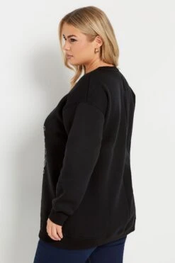 YOURS - Sweatshirt De Noël Chat 'Merry Christmas' -Evans Boutique c8dcaedb 537a 42 303821 C