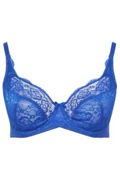 YOURS Curve Soutien-gorge Balconnet à Armatures Non Rembourré En Dentelle Extensible Bleu Cobalt 16 YOURS Curve Soutien-gorge Balconnet à Armatures Non Rembourré En Dentelle Extensible Bleu Cobalt -Evans Boutique c94d77ab 19d4 42 147377 X