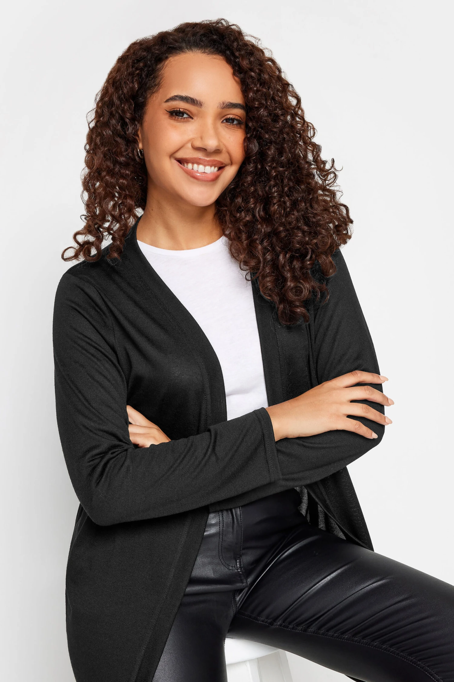 M&Co Black Essential Cardigan 6 M&Co Black Essential Cardigan – Image 4