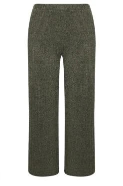 YOURS - Pantalon Vert Kaki Wide Leg à Rayures 11 YOURS - Pantalon Vert Kaki Wide Leg à Rayures -Evans Boutique c9dab119 99d4 42 310042 X