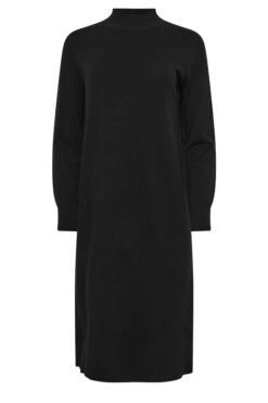 M&Co Black Funnel Neck Jumper Dress 10 M&Co Black Funnel Neck Jumper Dress -Evans Boutique c9f5d8c4 1298 45 502543 X