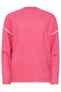 LTS Tall Pink Contrast Piping Jumper 11 LTS Tall Pink Contrast Piping Jumper -Evans Boutique caf9bfb4 f8e8 41 356080 X