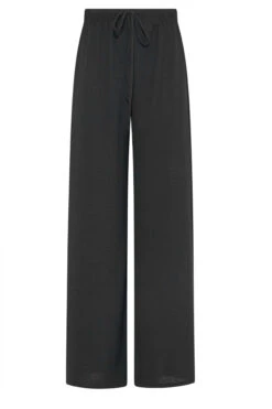 LTS - Pantalon Wide Leg Noir Crêpé Tall 11 LTS - Pantalon Wide Leg Noir Crêpé Tall -Evans Boutique ce956411 eb72 4d 351660 X