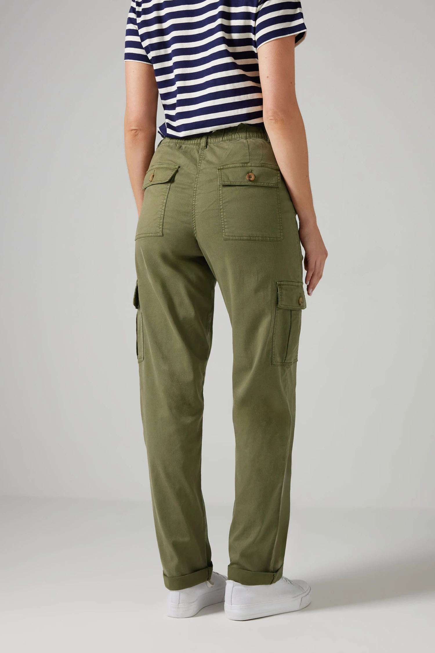 LTS MADE FOR GOOD Tall Khaki Green Cargo Chino Jeans 5 LTS MADE FOR GOOD Tall Khaki Green Cargo Chino Jeans – Image 3