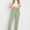 LTS Tall Sage Green Cotton Chino Jeans 2 LTS Tall Sage Green Cotton Chino Jeans -Evans Boutique cf2fd7e6 a0c6 42 355378 A
