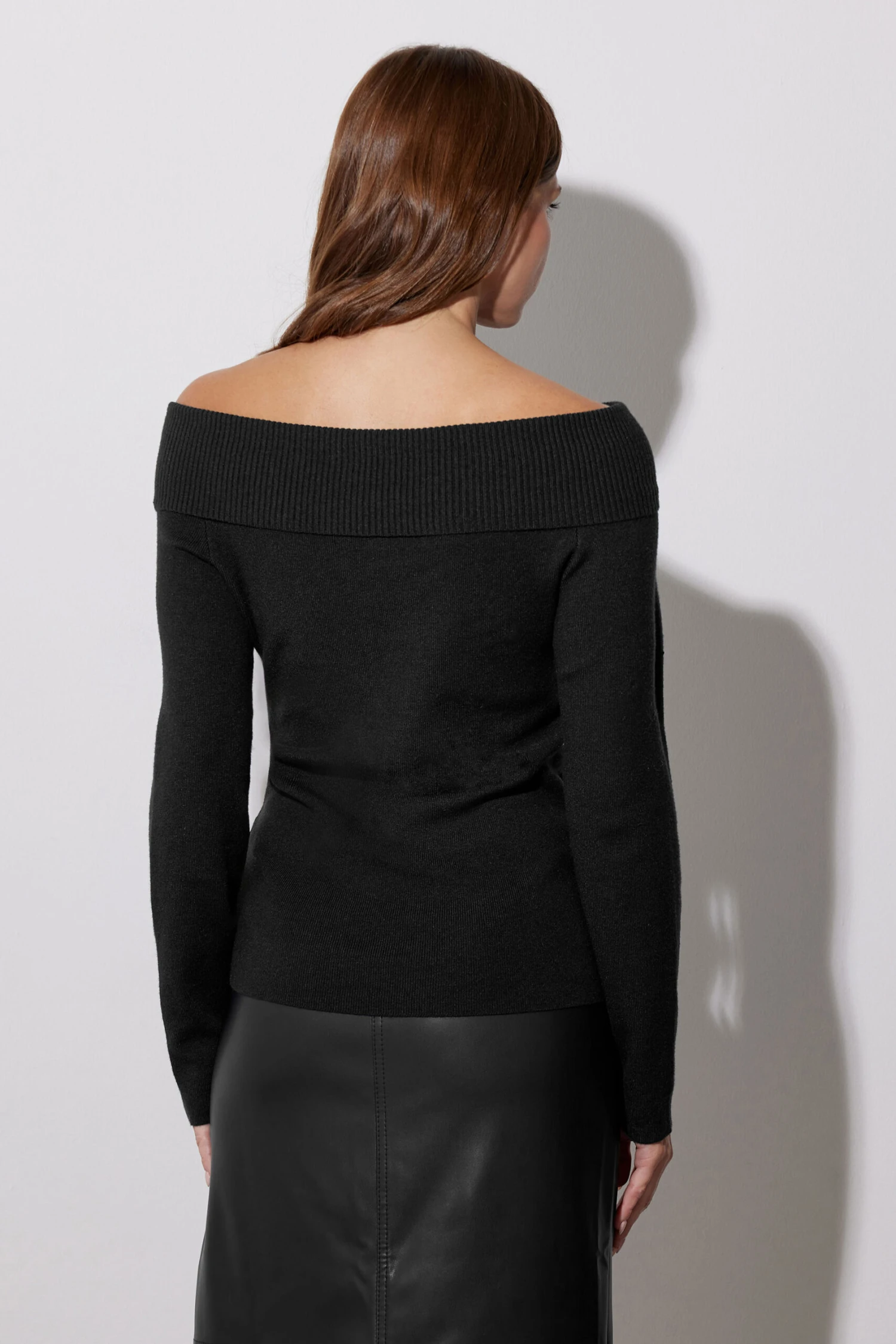 STAR Black Bardot Buckle Detail Jumper 6 STAR Black Bardot Buckle Detail Jumper – Image 4