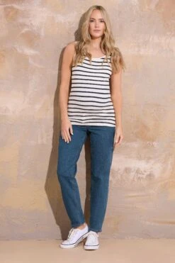 LTS Tall Maternity Indigo Blue Washed UNA Stretch Mom Jeans 11 LTS Tall Maternity Indigo Blue Washed UNA Stretch Mom Jeans -Evans Boutique d2a30b82 831b 45 198077 B