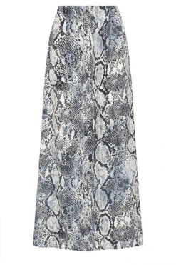LTS Tall Grey Snake Print Slip-On Maxi Skirt 11 LTS Tall Grey Snake Print Slip-On Maxi Skirt -Evans Boutique d2a7ed5b 0e4e 4b 355602 X