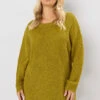 YOURS - Pull En Maille Essentiel Vert Mousse 1 YOURS - Pull En Maille Essentiel Vert Mousse -Evans Boutique d378805b e2a9 4a 280620 A