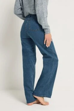 LTS Tall Indigo Blue Stretch Wide Leg Jeans 12 LTS Tall Indigo Blue Stretch Wide Leg Jeans -Evans Boutique d39fc0a2 29a6 49 196825 F