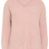 EVANS Curve Blush Pink Pearl Embellished Knitted Jumper -Evans Boutique d5c50671 7ab5 42 616257 X