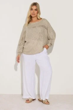 YOURS - Pull Marron En Maille Manches Chauve-Souris 8 YOURS - Pull Marron En Maille Manches Chauve-Souris -Evans Boutique d70a5ce5 a2b1 4c 280522 B