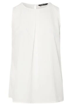 YOURS - Top Blanc Léger Découpé Dentelle Floral 12 YOURS - Top Blanc Léger Découpé Dentelle Floral -Evans Boutique d739c25d 89b4 4d 330758 X