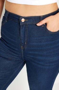 YOURS - Jeans Bleu RUBY Coupe Droite -Evans Boutique d7c8d828 7920 4b 143539 D