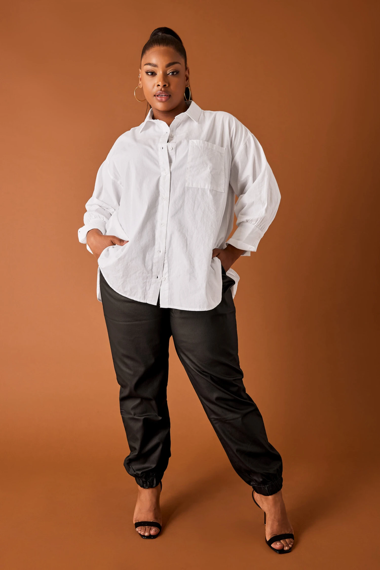 YOURS - Pantalon Cargo Noir Texturé 7 YOURS - Pantalon Cargo Noir Texturé – Image 5