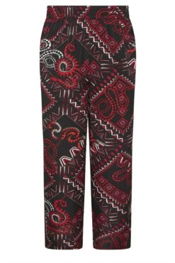 LIMITED COLLECTION Pantalon Large Curve Noir à Motif Serpent Aztèque 13 LIMITED COLLECTION Pantalon Large Curve Noir à Motif Serpent Aztèque -Evans Boutique d8a154e9 0f10 4c 216569 X