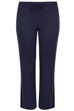 Pantalon Ample De Yoga Bleu Marine En Jersey 14 Pantalon Ample De Yoga Bleu Marine En Jersey -Evans Boutique da4ffb33 f951 43 142022 F