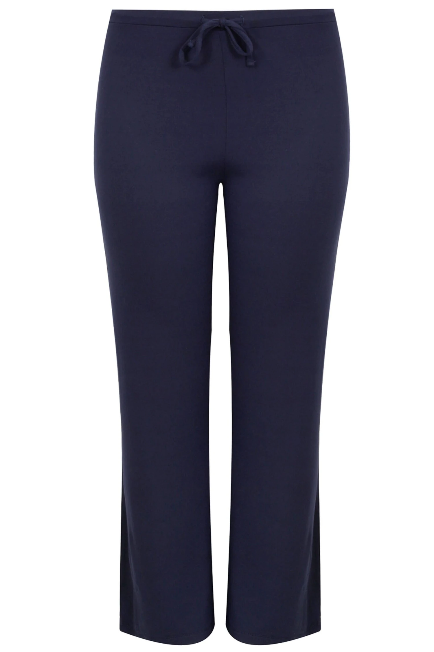 Pantalon Ample De Yoga Bleu Marine En Jersey 8 Pantalon Ample De Yoga Bleu Marine En Jersey – Image 6