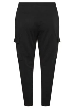 YOURS - Pantalon Noir Coupe Droite à Poches 15 YOURS - Pantalon Noir Coupe Droite à Poches -Evans Boutique dc88f311 b563 41 143434 Y