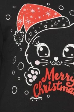 YOURS - Sweatshirt De Noël Chat 'Merry Christmas' -Evans Boutique dd97eb82 b4d6 46 303821 Z