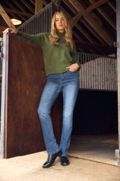 LTS PREMIUM Tall Mid Blue Stretch Straight Leg Jeans