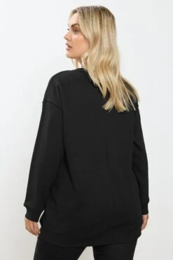 YOURS Curve Sweat-shirt Noir à Paillettes Et Lèvres Léopard 9 YOURS Curve Sweat-shirt Noir à Paillettes Et Lèvres Léopard -Evans Boutique ddbe74e8 6e72 45 304454 C