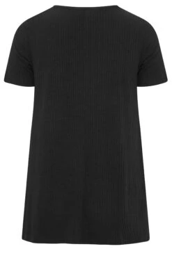 Top Noir Volanté Style Nervuré 13 Top Noir Volanté Style Nervuré -Evans Boutique de72bb93 65b0 44 191856 Y