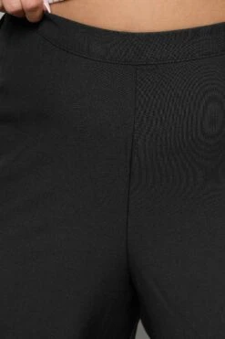 Pantalon Noir Coupe Droite - Deux Longueurs 12 Pantalon Noir Coupe Droite - Deux Longueurs -Evans Boutique df2e542b c30d 47 28118 D